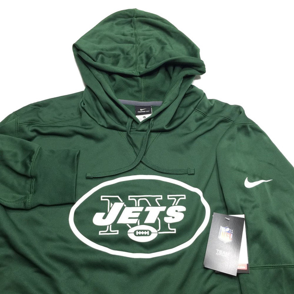 NY Jets Nike Therma Fit Hoodie Sweatshirt - Picture 3 of 5
